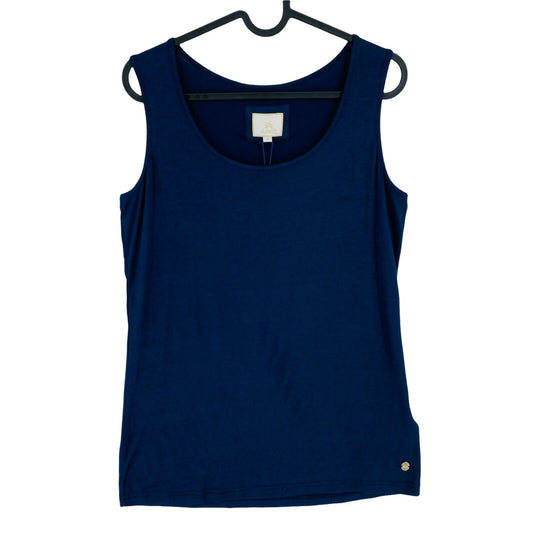 LA MARTINA Marineblaues Tanktop mit Rundhalsausschnitt, Größe 4/L