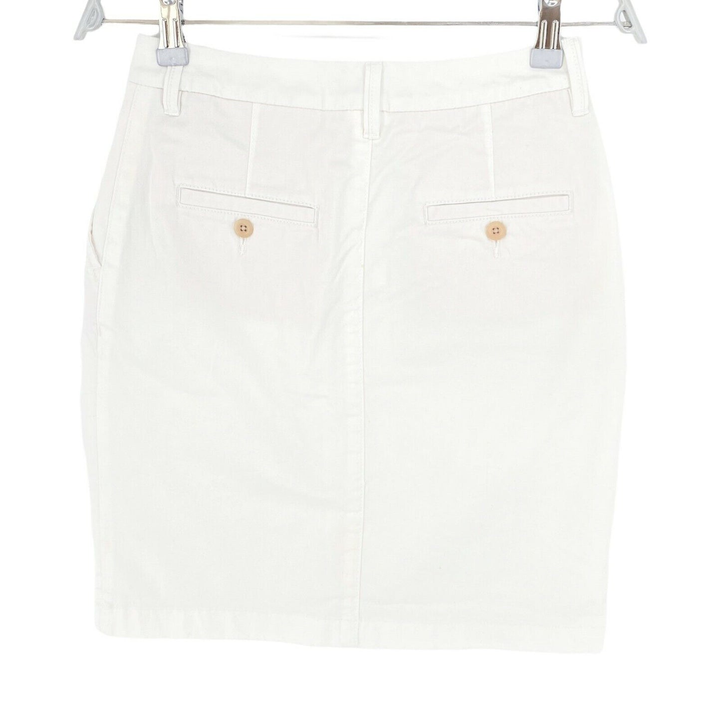 GANT White Classic Chino Skirt Size EU 34 UK 8 US 4