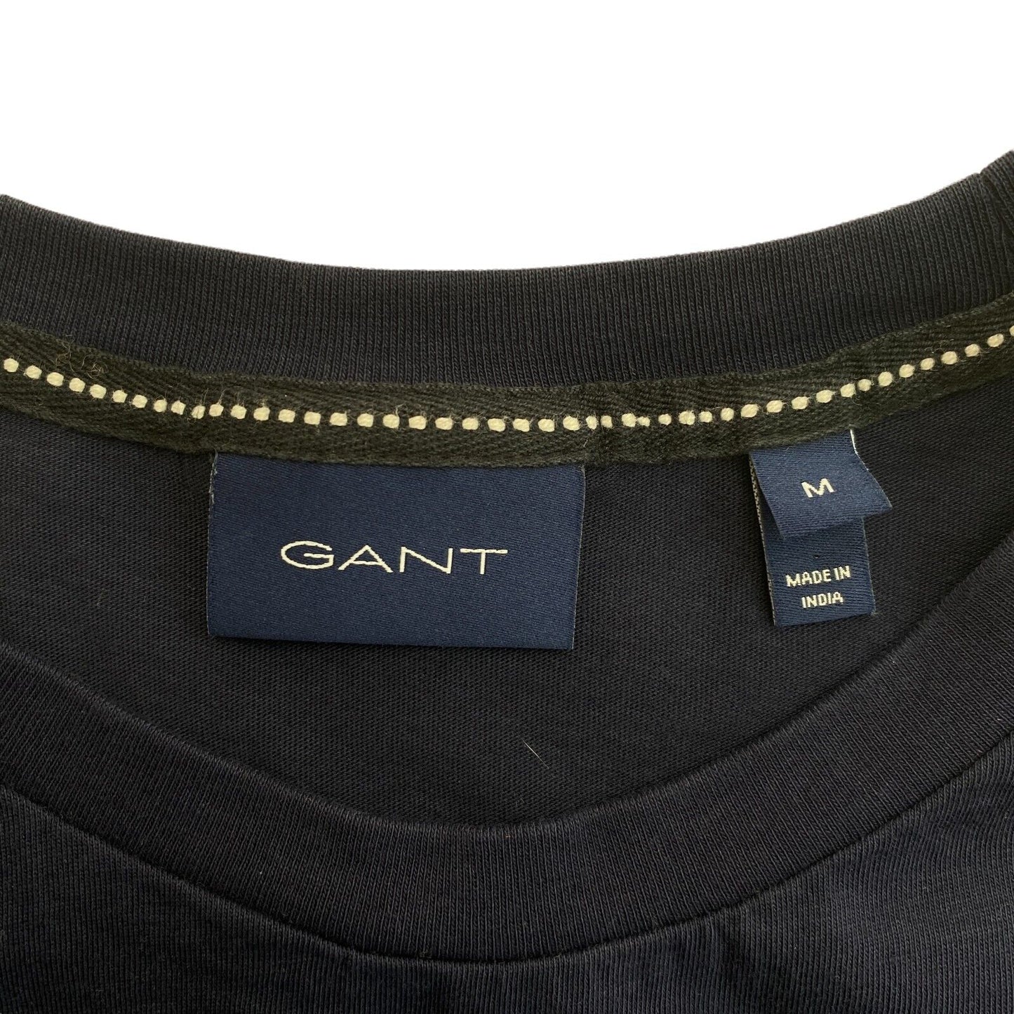 GANT Navy Blue Tag Crew Neck T-Shirt Size M