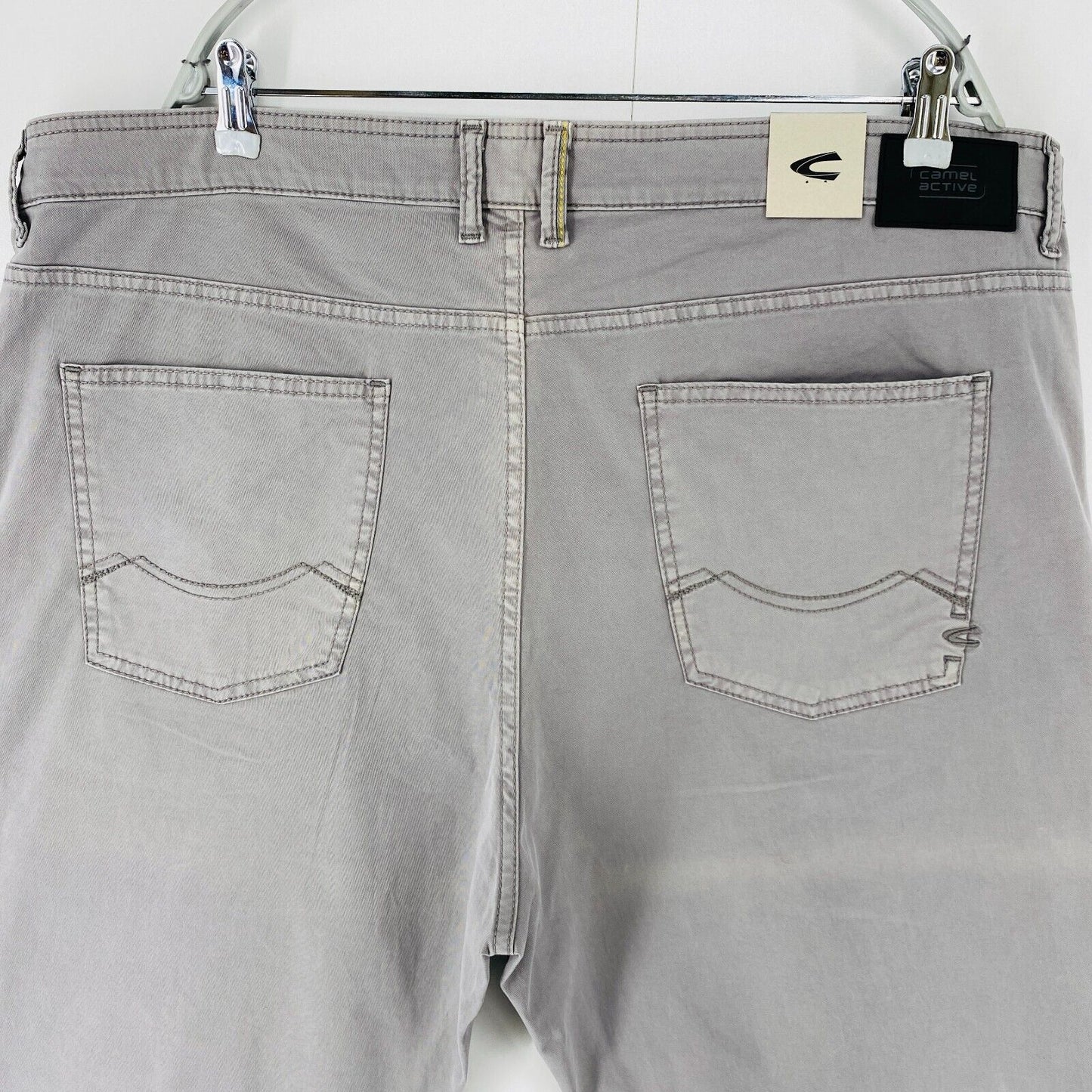 Camel Active HOUSTON Grey Mens Regular Straight Fit Jeans Trousers Size W44 L32