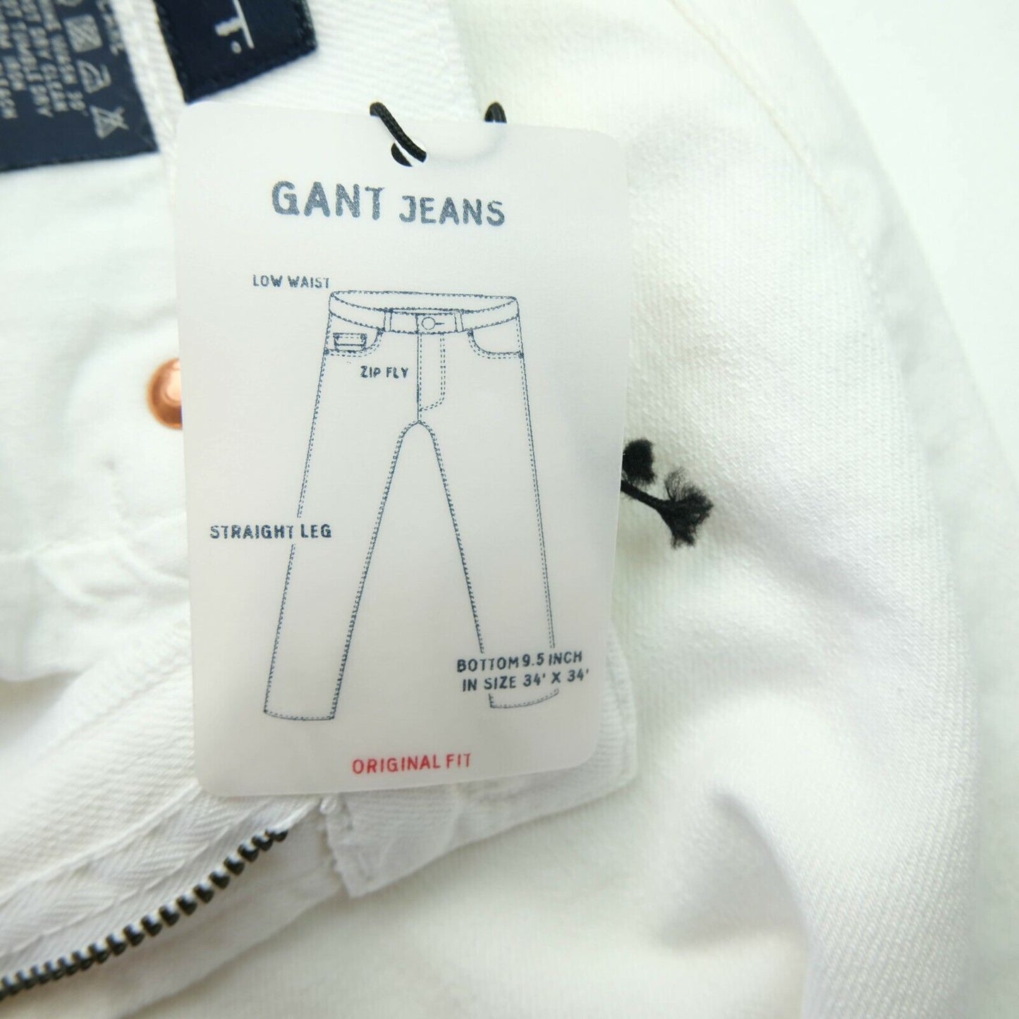 GANT White Dressed Original Jeans Size W31 L36