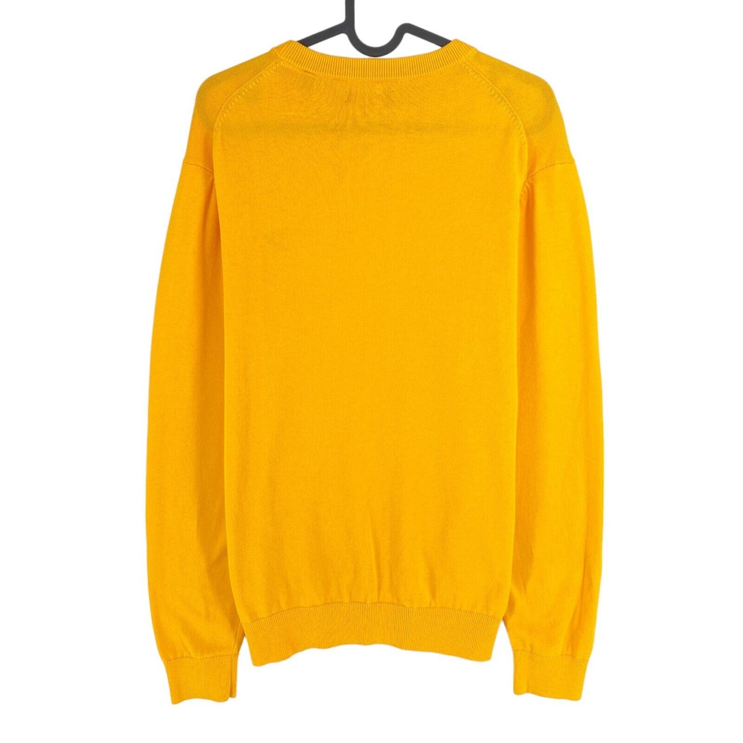 GANT Yellow Classic Cotton Crew Neck Sweater Pullover Jumper Size L