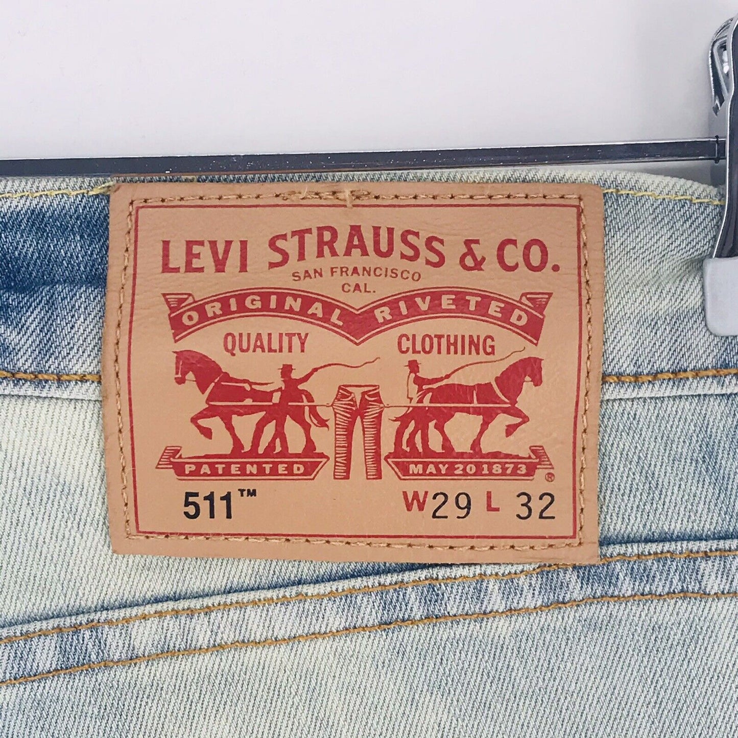 Levi's 511 Blue Stretch Slim Fit Jeans Size W29 L31