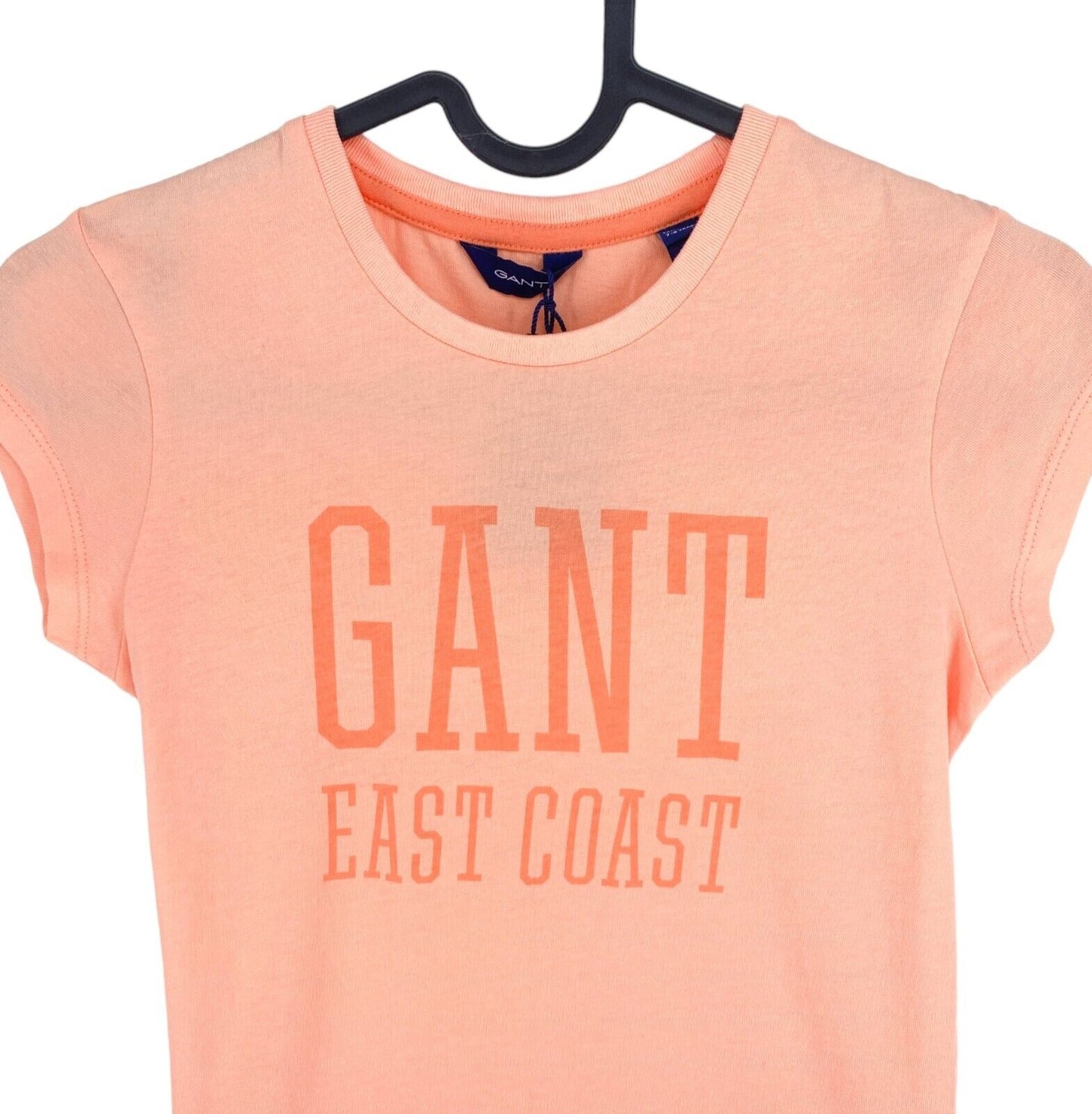 GANT Girls Pink Sun Faded Crew Neck T Shirt Size 7-8Years 122/128 cm