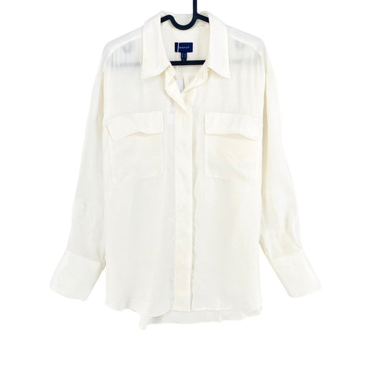 GANT White Relaxed Shirt Size EU 38 UK 10 US 8