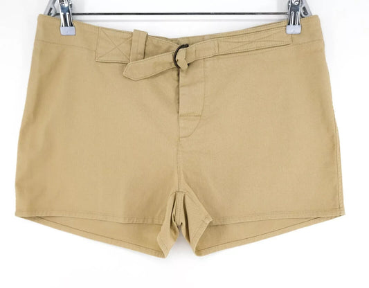 GANT Women Brown A.M. Safari Shorts Size EU 44 UK 18 US 14 W35