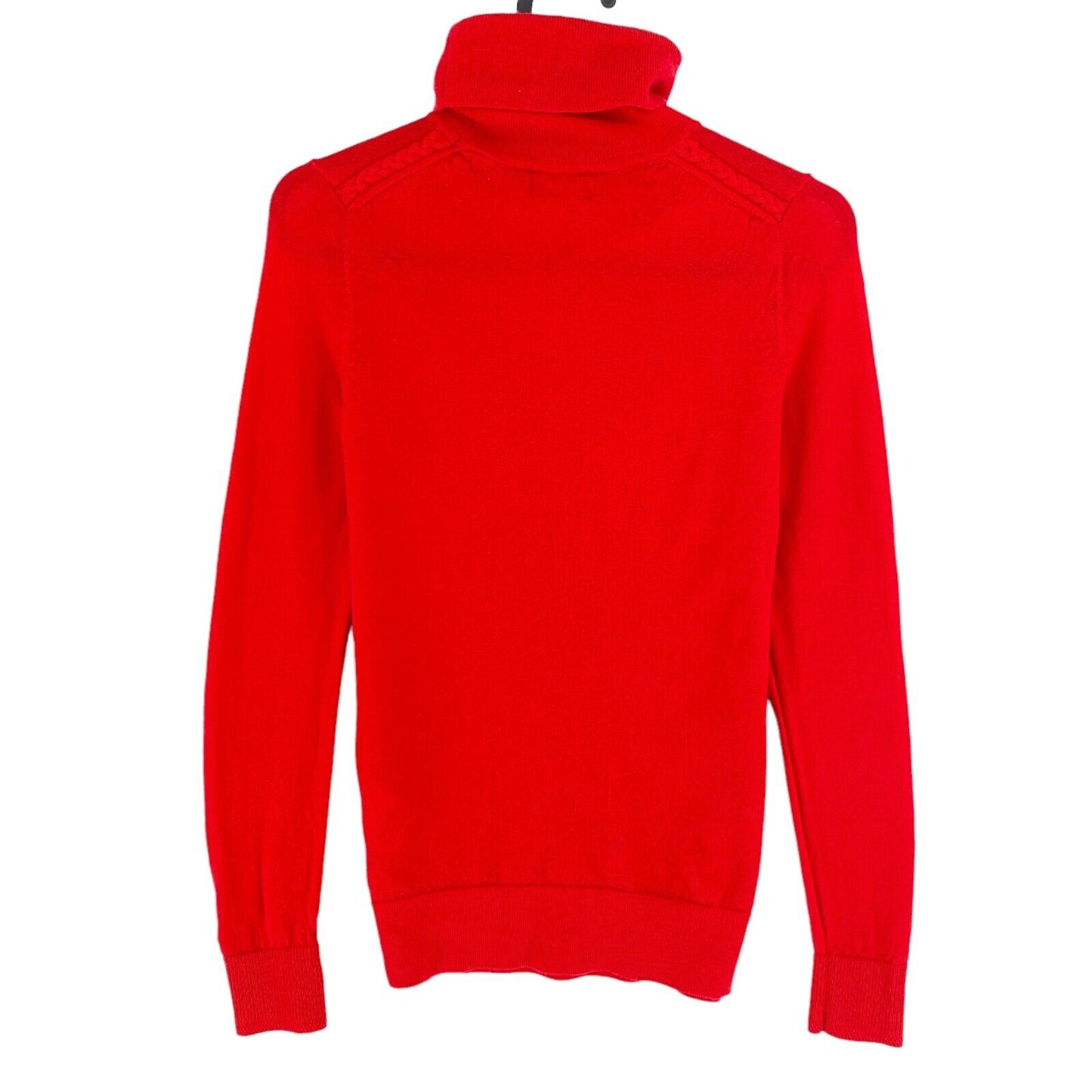 GANT Red 100% Wool Turtle Neck Sweater Pullover Size 2XS