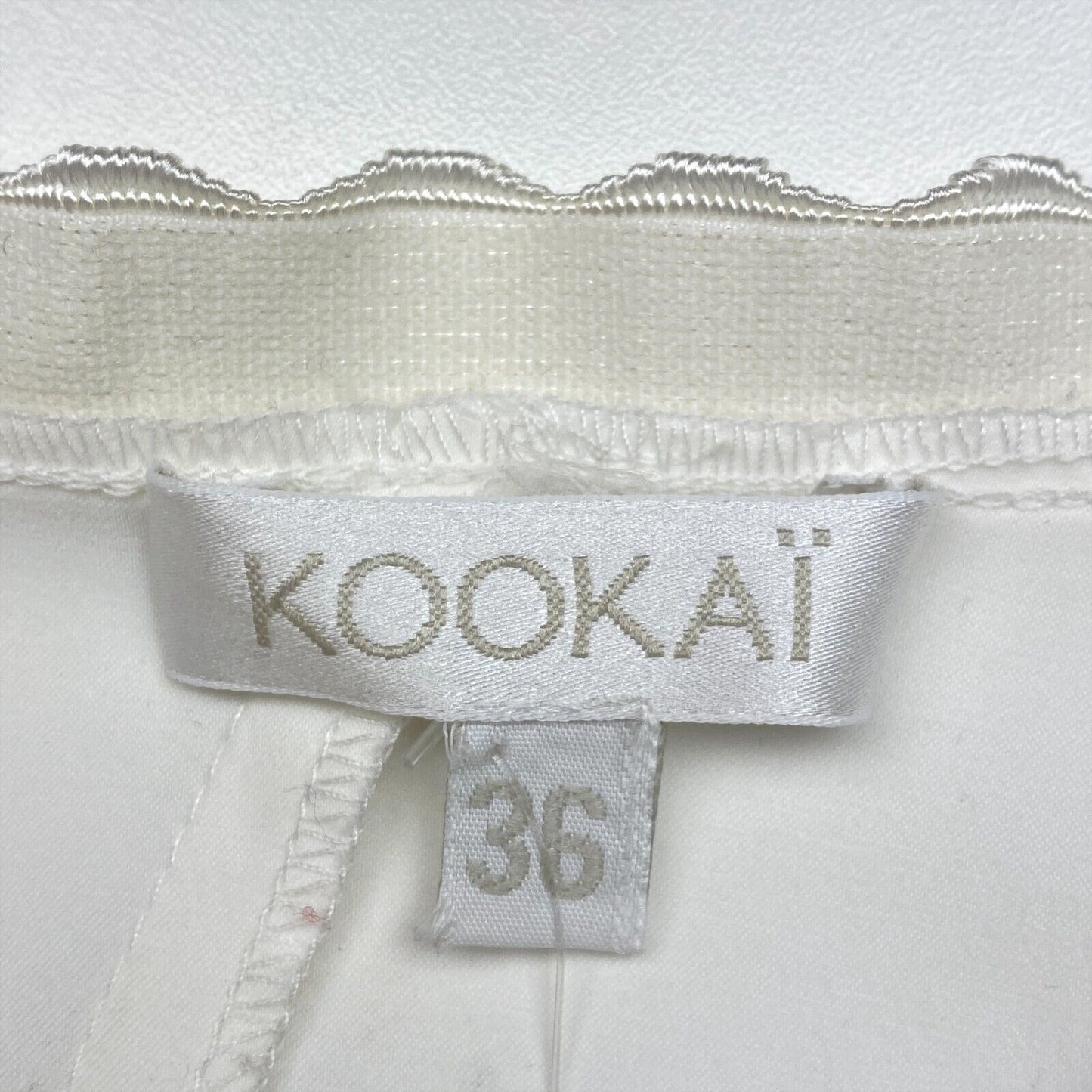 KOOKAI Women White Regular Fit Skirt Size EU 36 UK 8 US 6