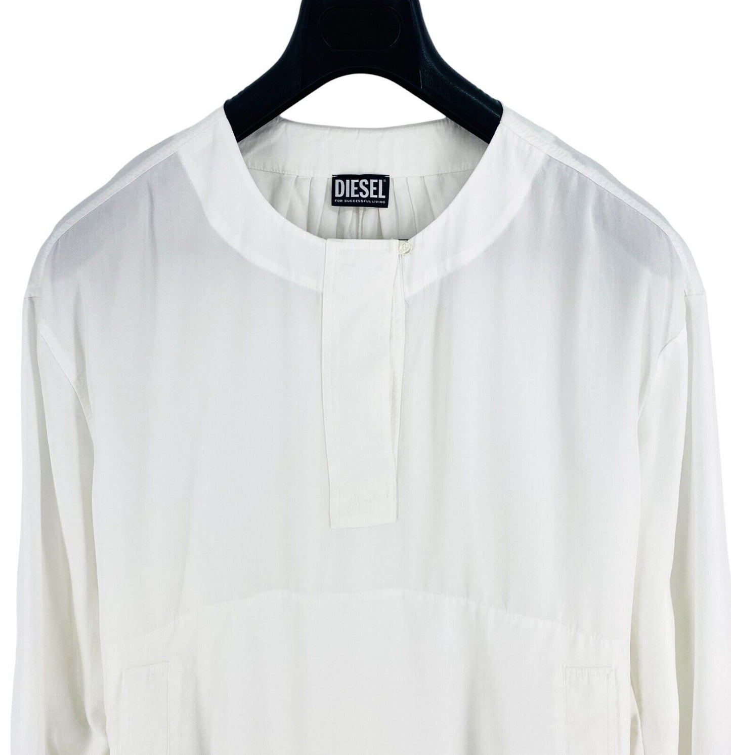 DIESEL White Oversized Shirt Blouse Size M