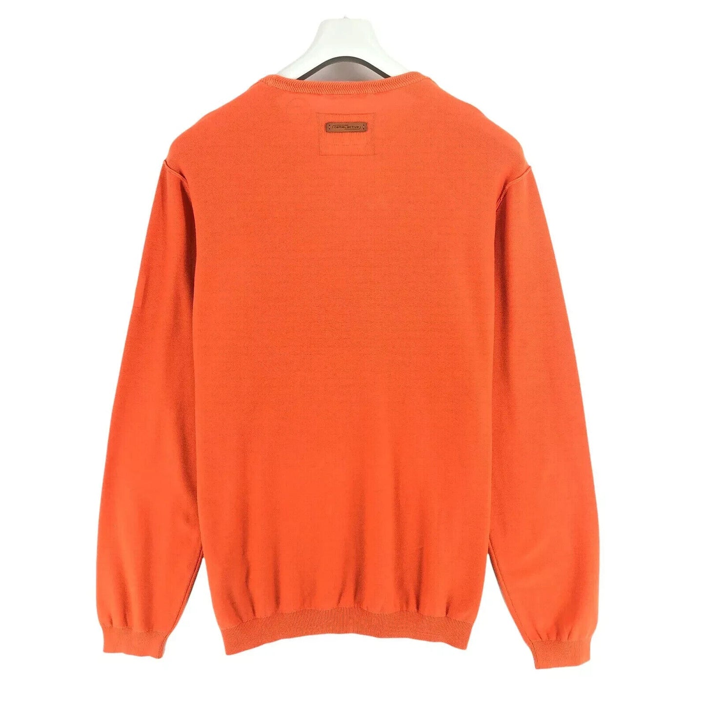 CAMEL ACTIVE Mens Orange Crew Neck Sweater Jumper Size M