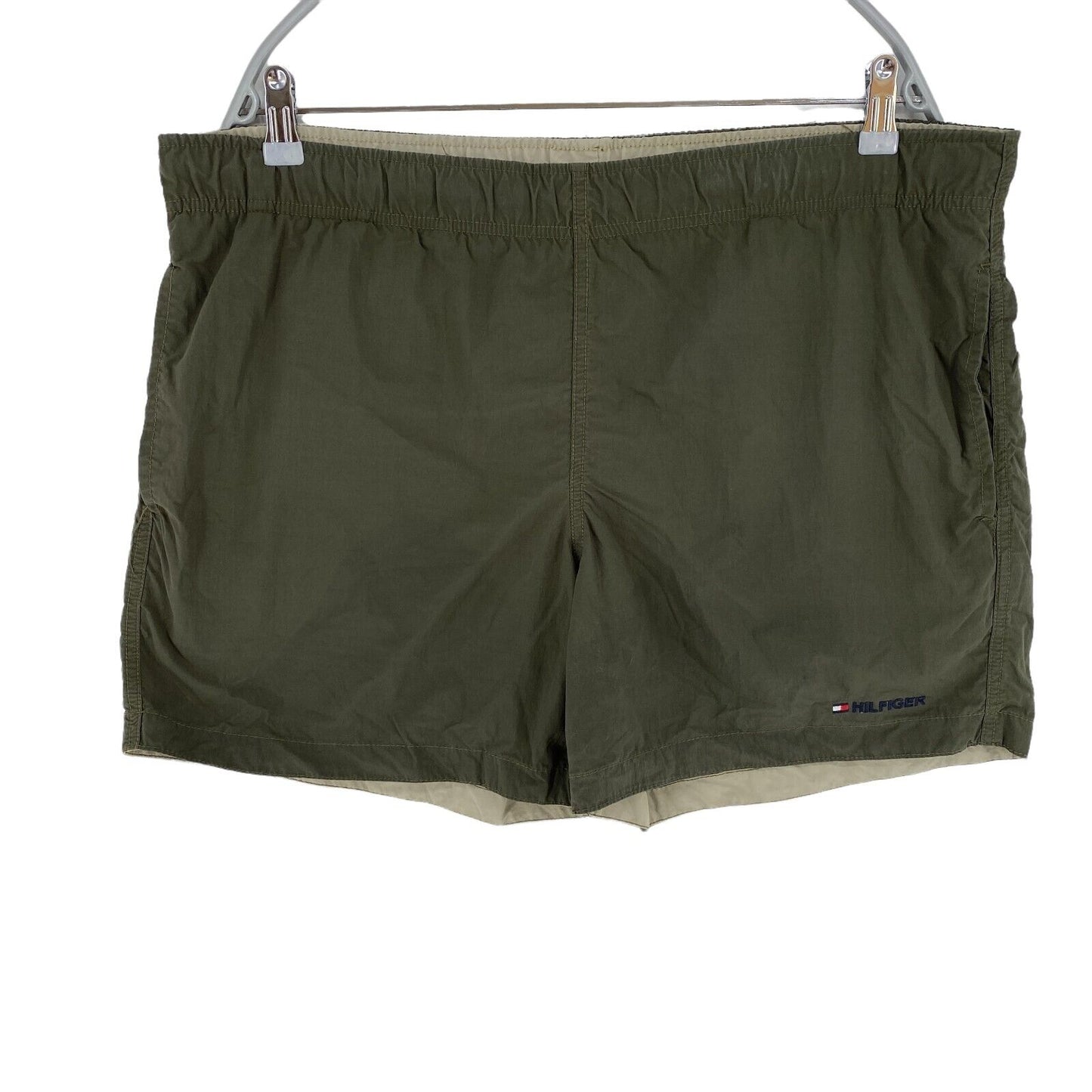 TOMMY HILFIGER Dark Green Swimwear Swimming Trunks Shorts Size L