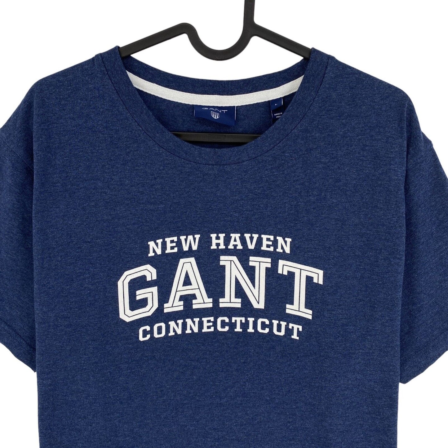 GANT Navy Blue Logo Crew Neck T-Shirt Size L