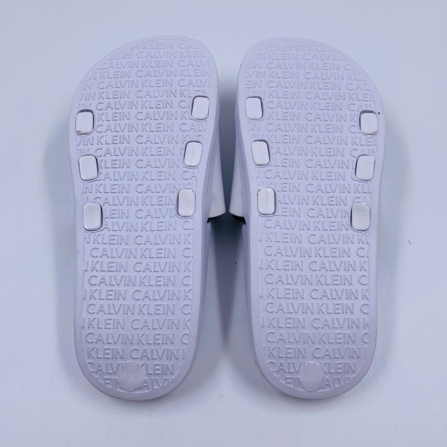 Calvin Klein Beachwear Women White Sandals EUR 35 / 36 US 5 / 6 UK 2.5 / 3.5