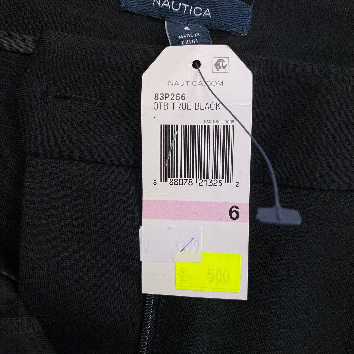 NAUTICA Pantalon habillé évasé noir Taille 6 / S