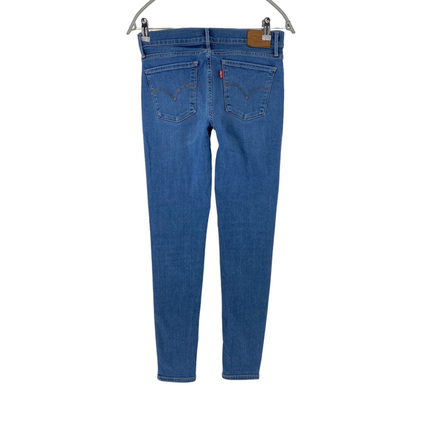 Levi's Premium 710 Damen Jeans in Super Skinny Fit, Blau, Größe W28 L28