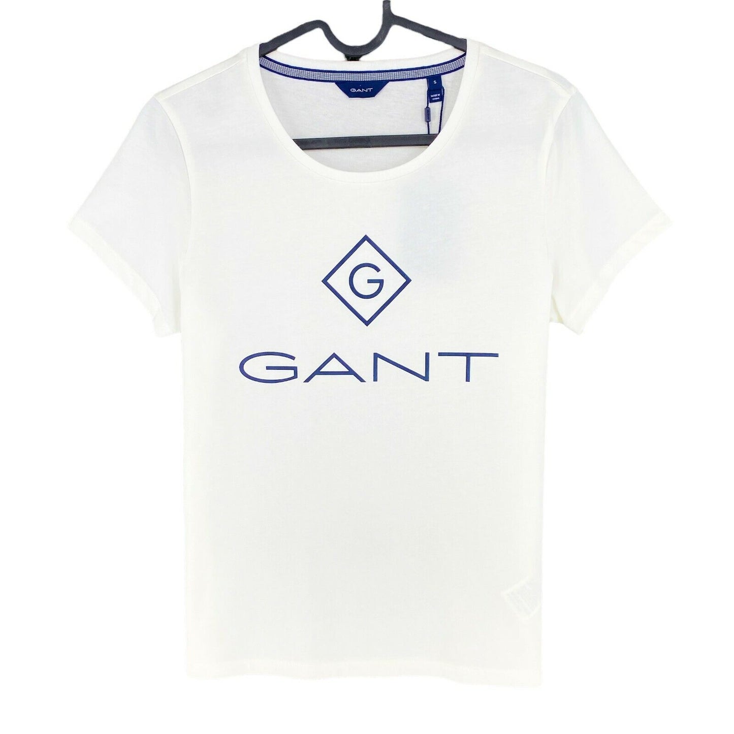 GANT White Lock Up Crew Neck T Shirt Size S