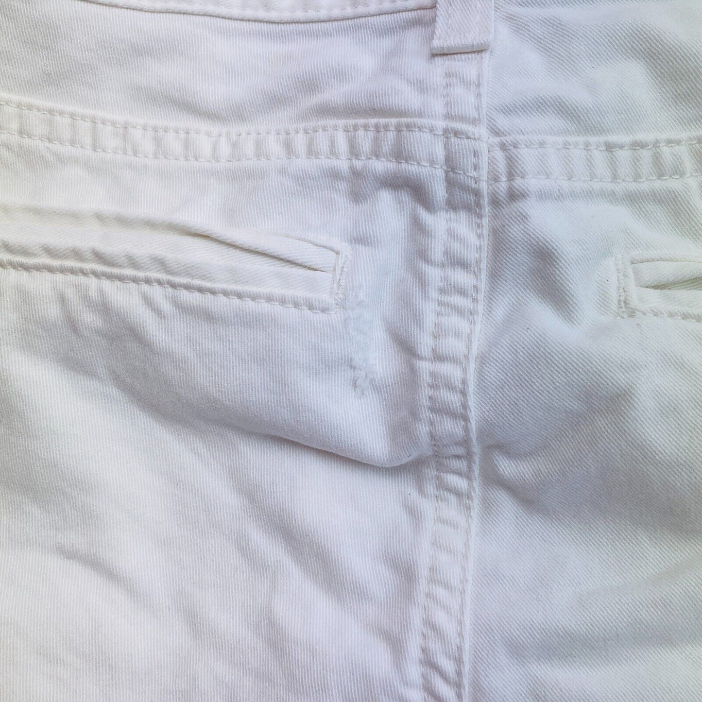 GANT White Cropped Chino Pants Trousers Size W30