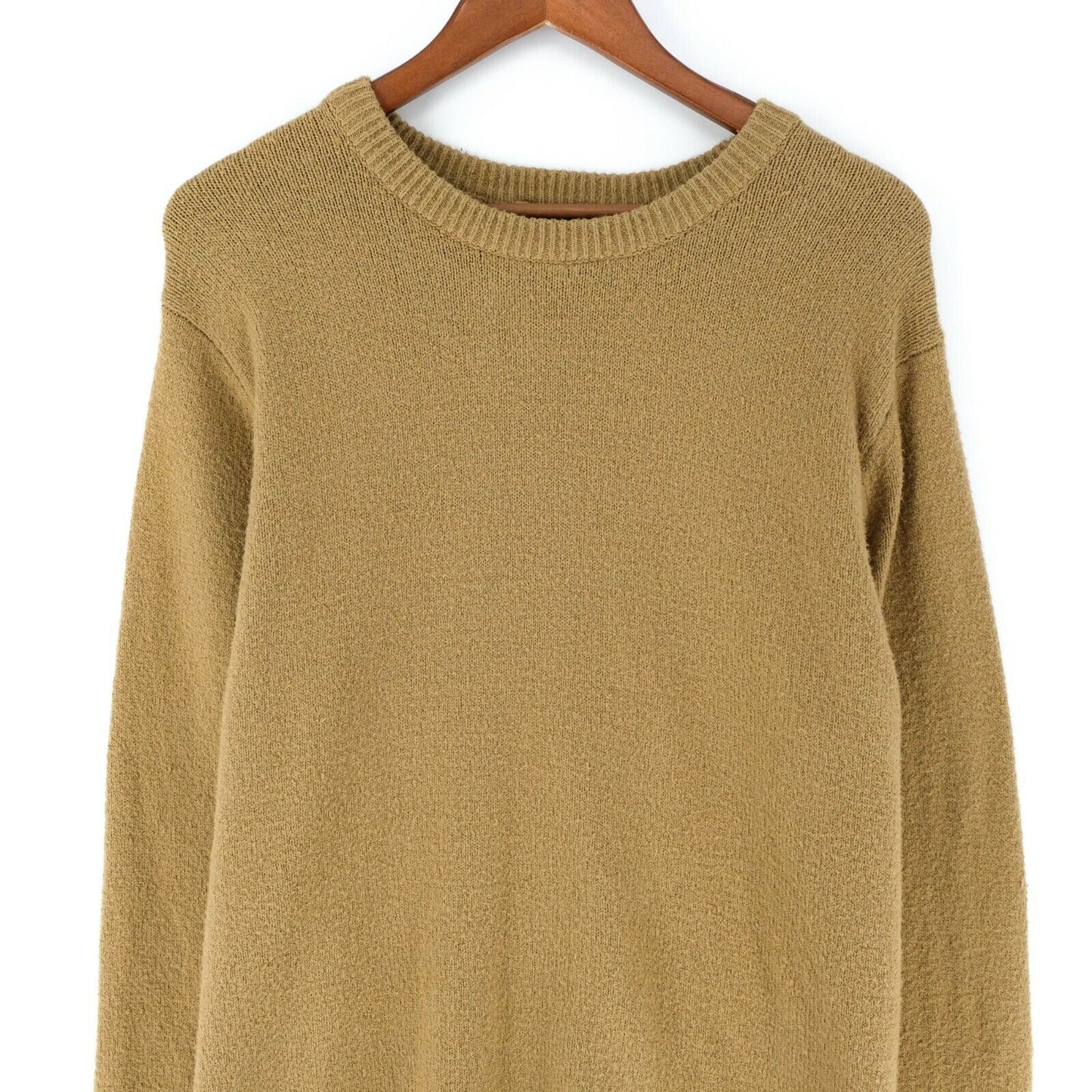 O'NEILL LM Coton Nylon Beige Crew Neck Knit Sweater Jumper Taille M