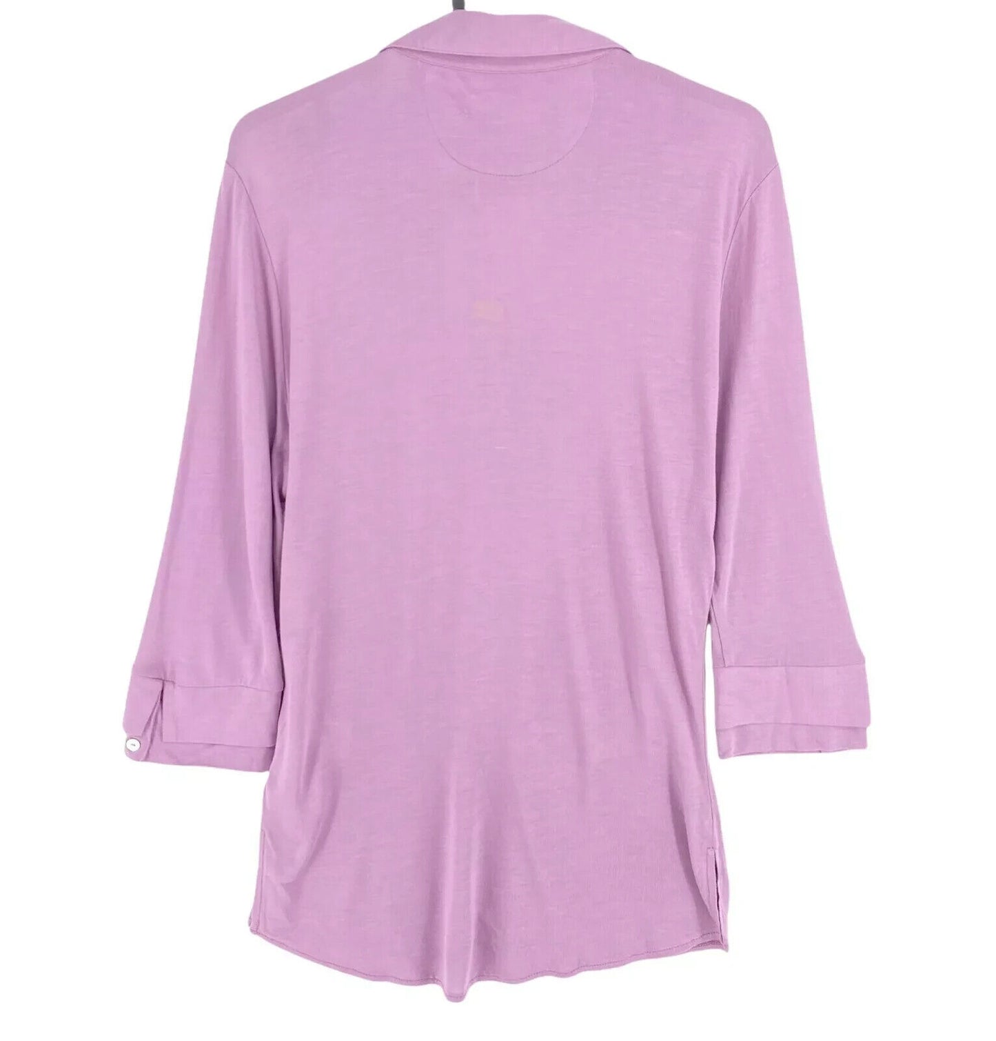 LA MARTINA Women Purple 3/4 Sleeves Jersey Shirt Size 2 / S