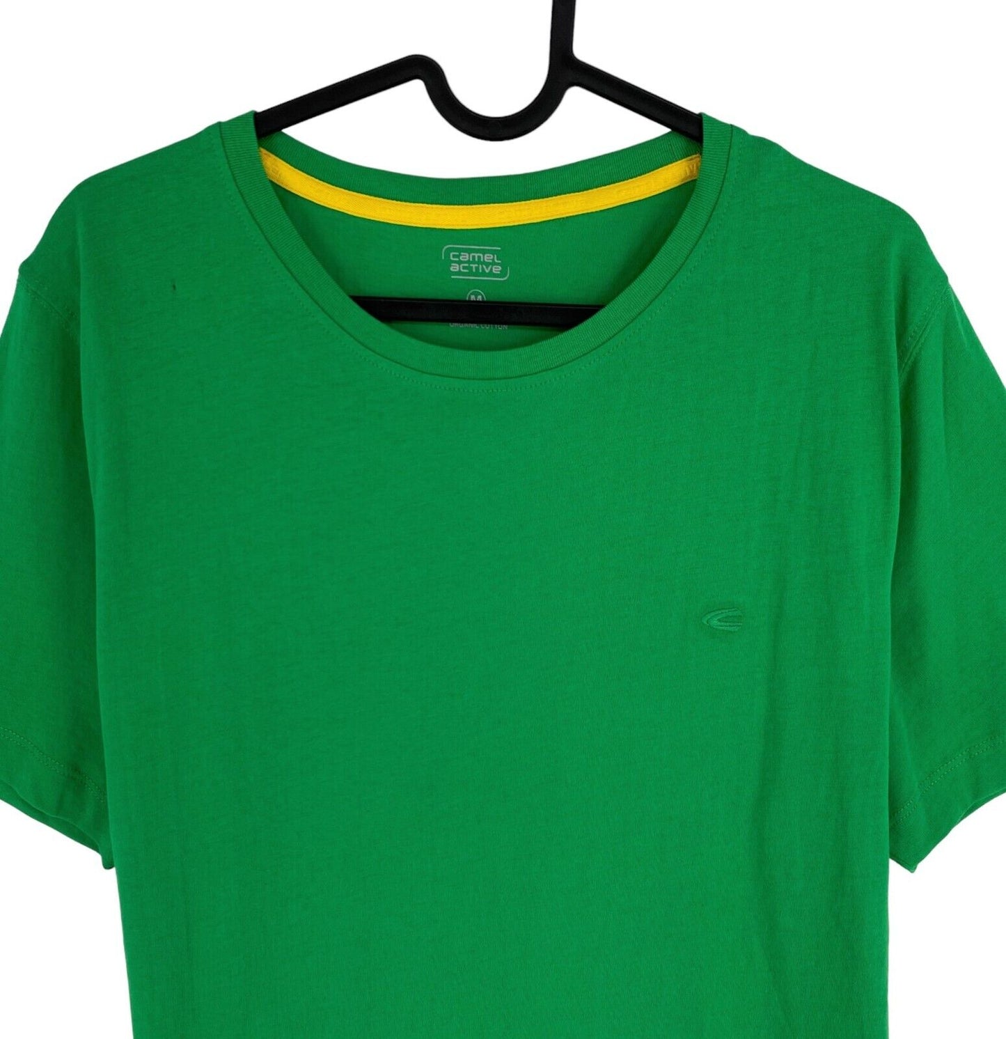 CAMEL ACTIVE T-shirt vert à col rond Taille M