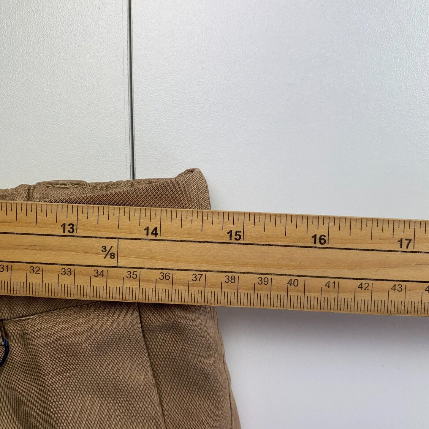 LA MARTINA Pantalon cargo en sergé de viscose marron Taille W29