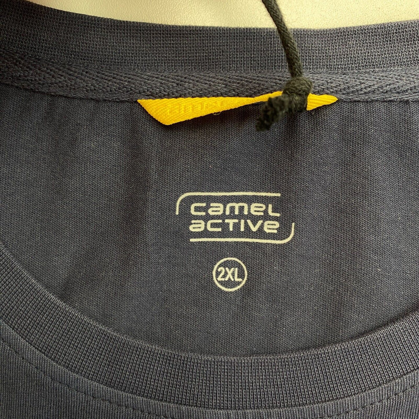 CAMEL ACTIVE Men Navy Blue Crew Neck Short Sleeves T Shirt Size 2XL