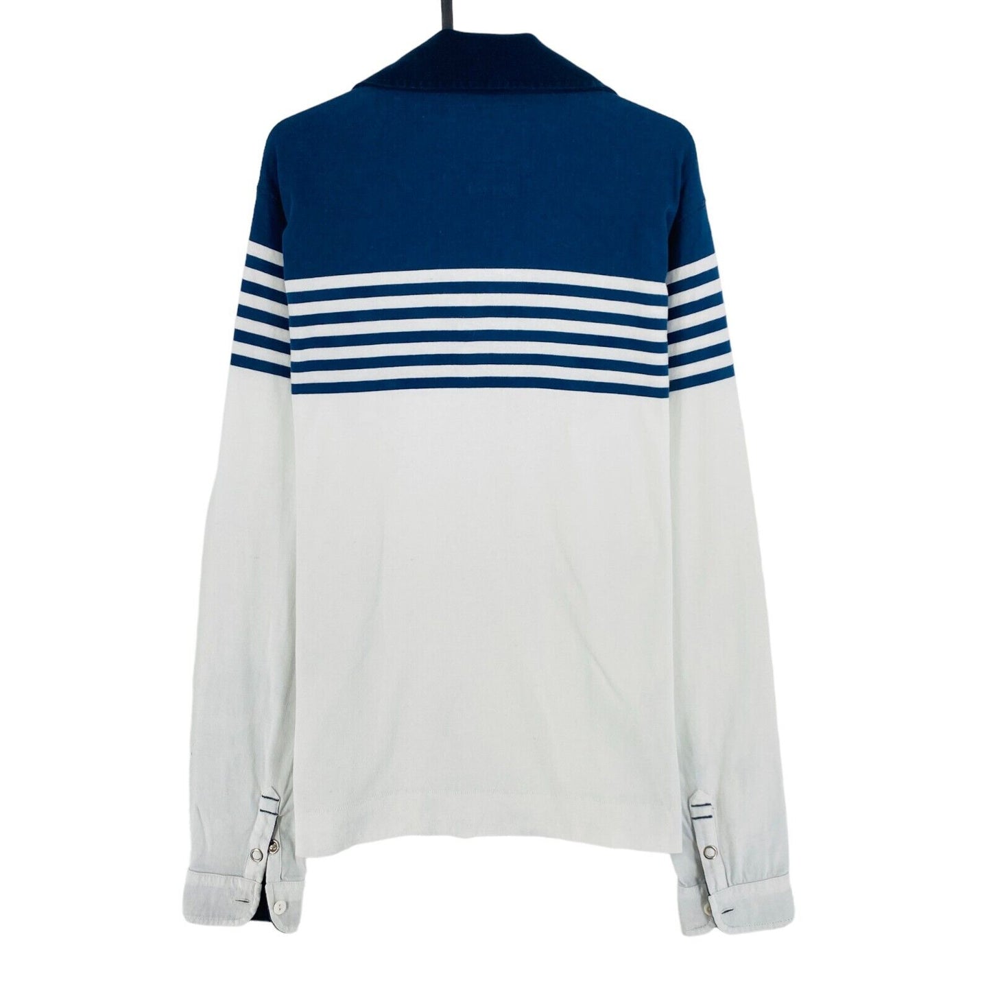 WOOLRICH White Long Sleeves Rugby Polo Sweater Jumper L