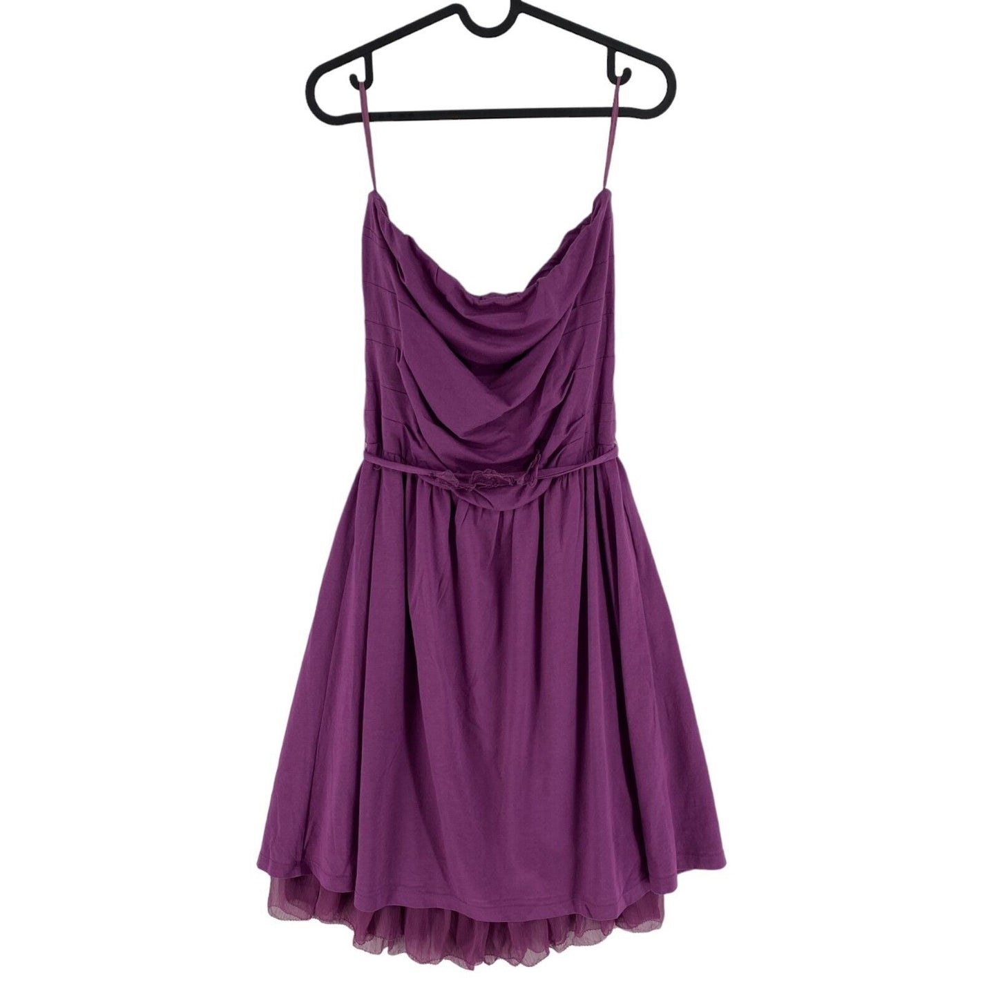 MORE & MORE Women Purple Sleeveless Flared Dress Size EU 42 UK 14 US 12