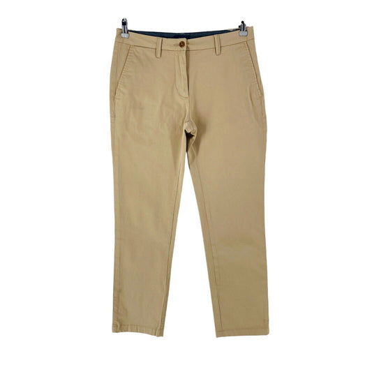 GANT Women Beige Stretch Slim Fit Chino Trousers EUR 38 UK 12 US 8 W28