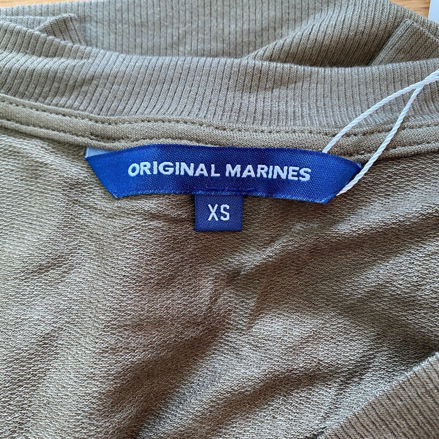 Original Marines Green V Neck Jumper Pull Taille XS