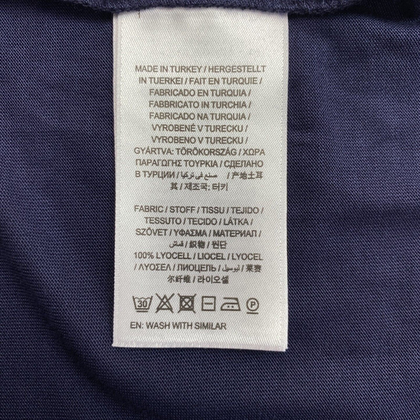 GANT T-Shirt mit Rundhalsausschnitt, leicht, Marineblau, Größe XS