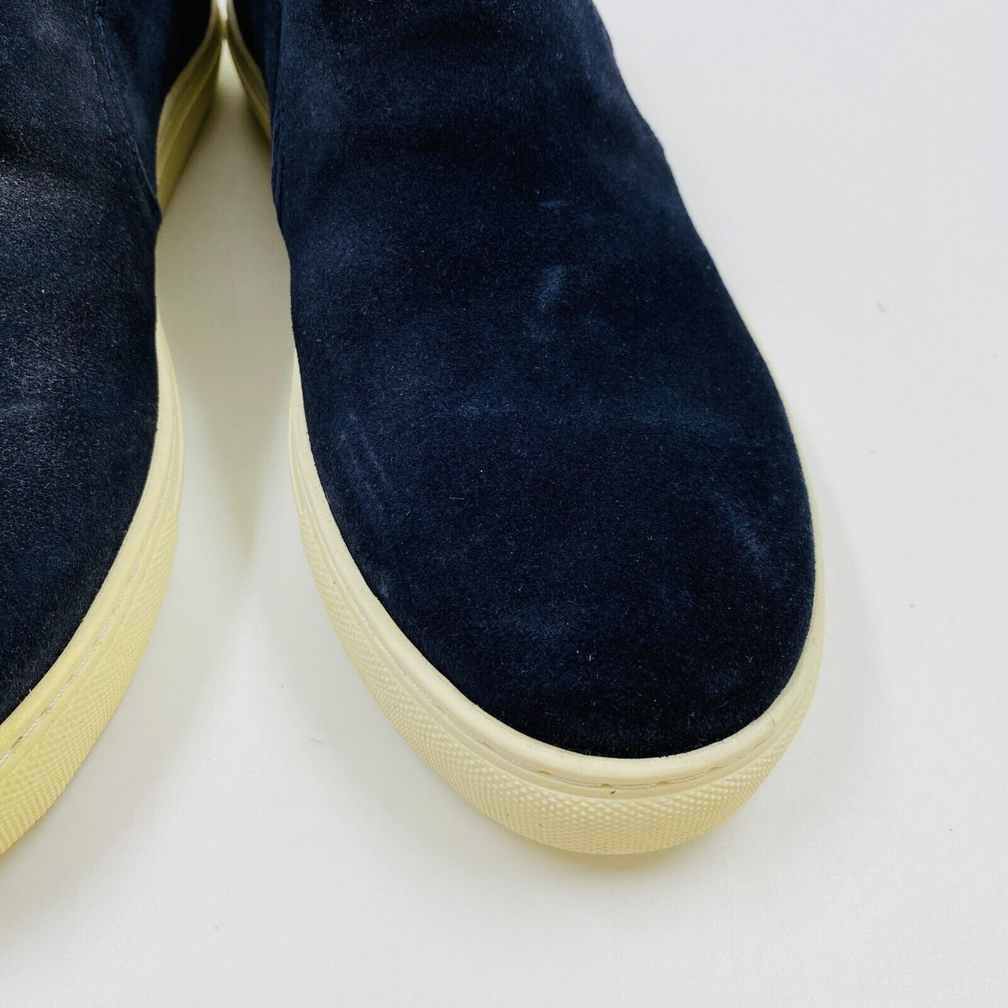 Tommy Hilfiger Mens Navy Blue Suede Leather Slip On Shoes EU 40 US 7.5 UK 6.5