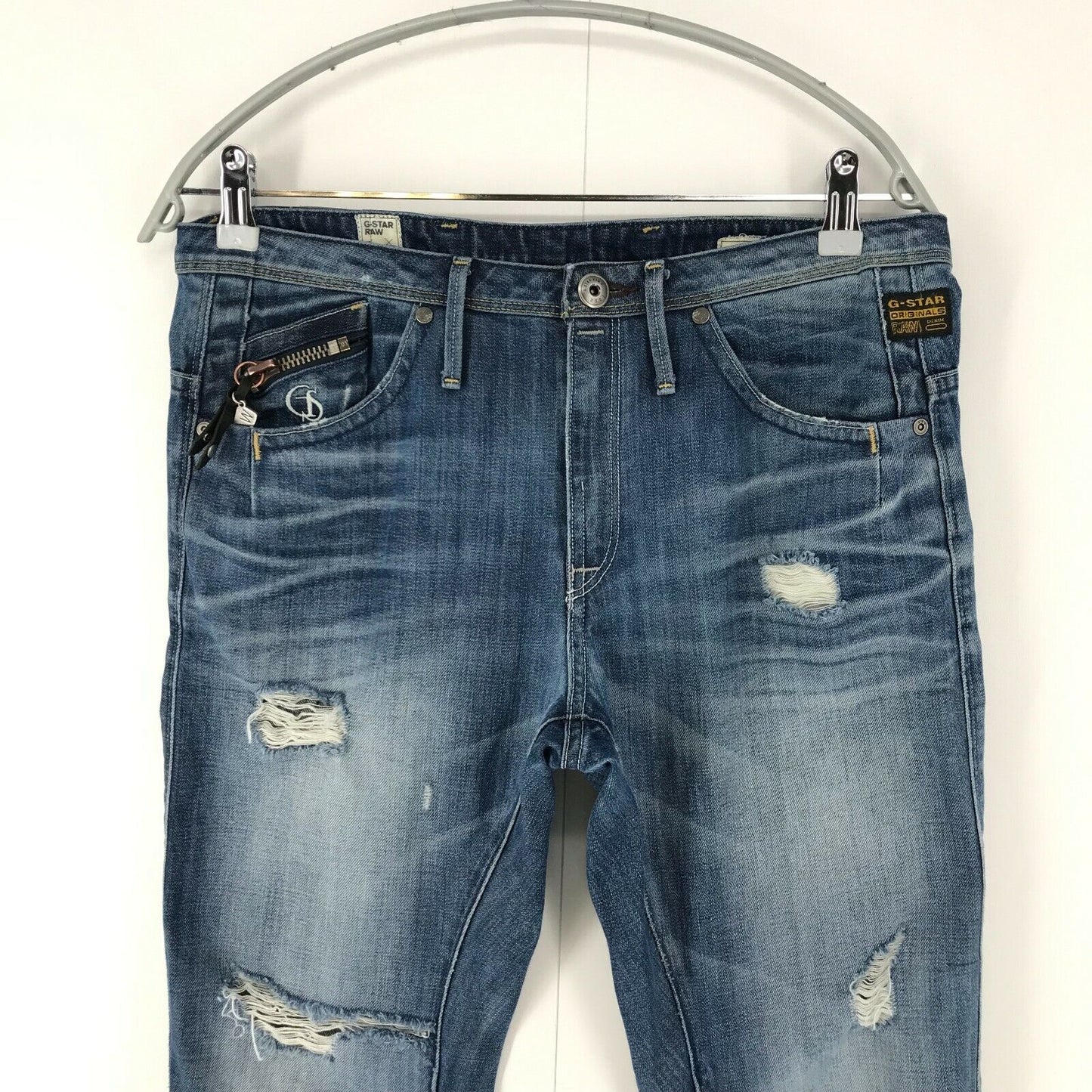 G-STAR RAW OCEAN Damen Jeans mit lockerer, konischer Passform, Blau, W27 L32