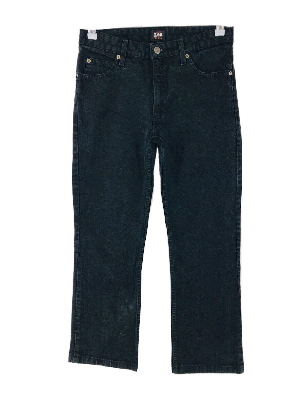 Lee CAMERON Damen Jeans in normaler Bootcut-Passform, Stretch, Dunkelgrau, W30 L28