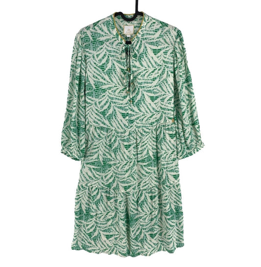 LA MARTINA Women Green Printed Viscose Long Sleeves Dress Size 1 / XS