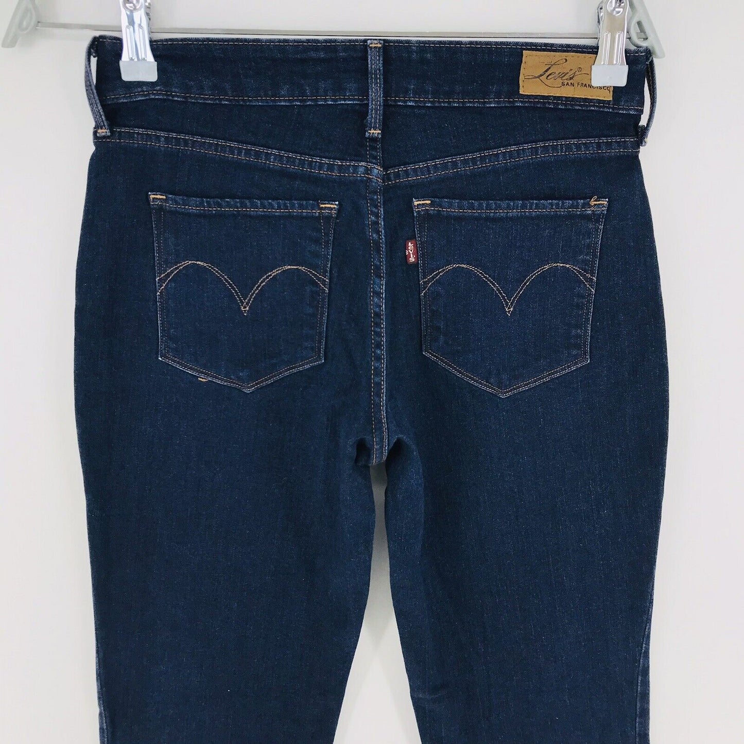 Levi's Bold Curve Women Blue Modern Rise Straight Fit Jeans Size 4 M / W27 L33