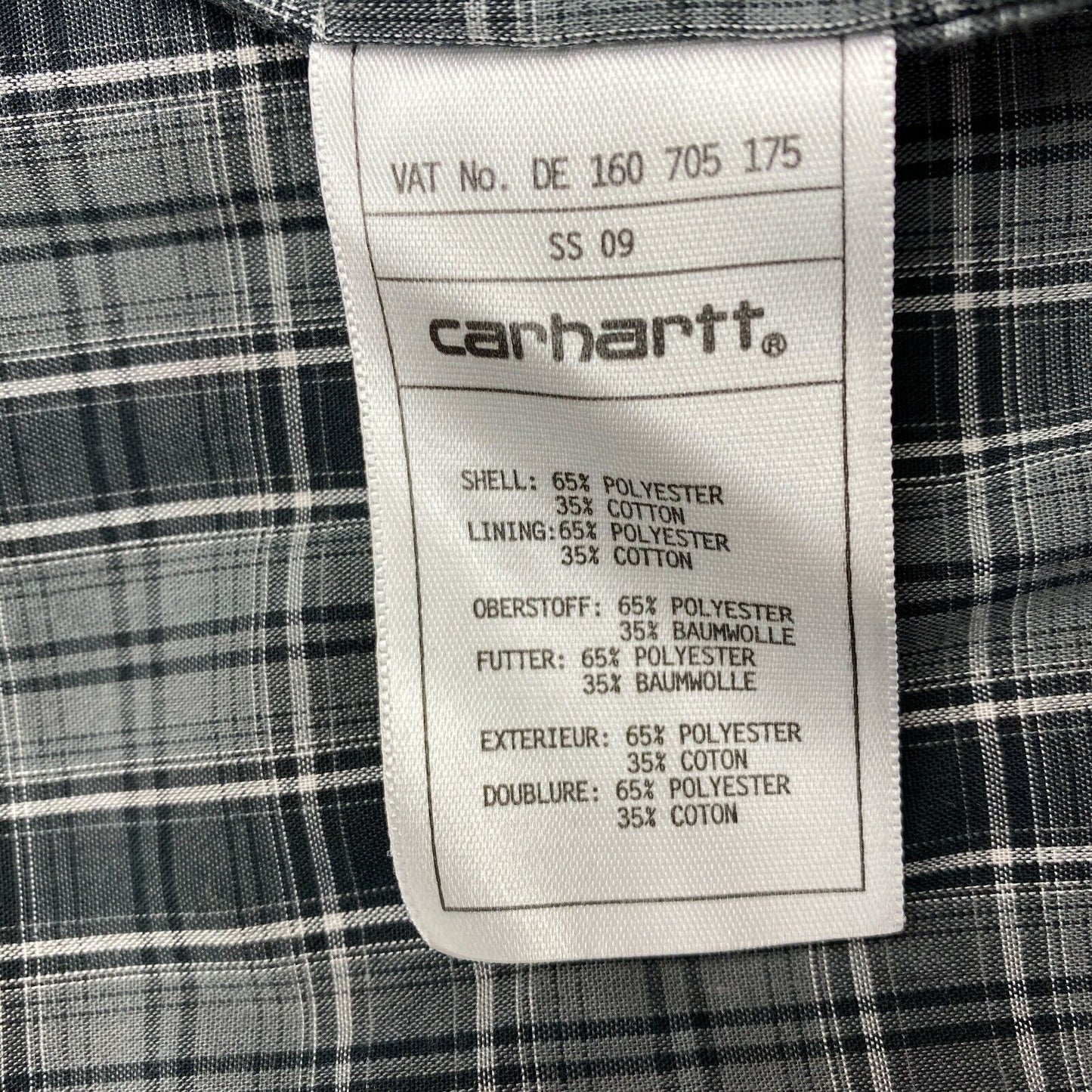 CARHARTT Veste en mélange de coton rouge Taille S