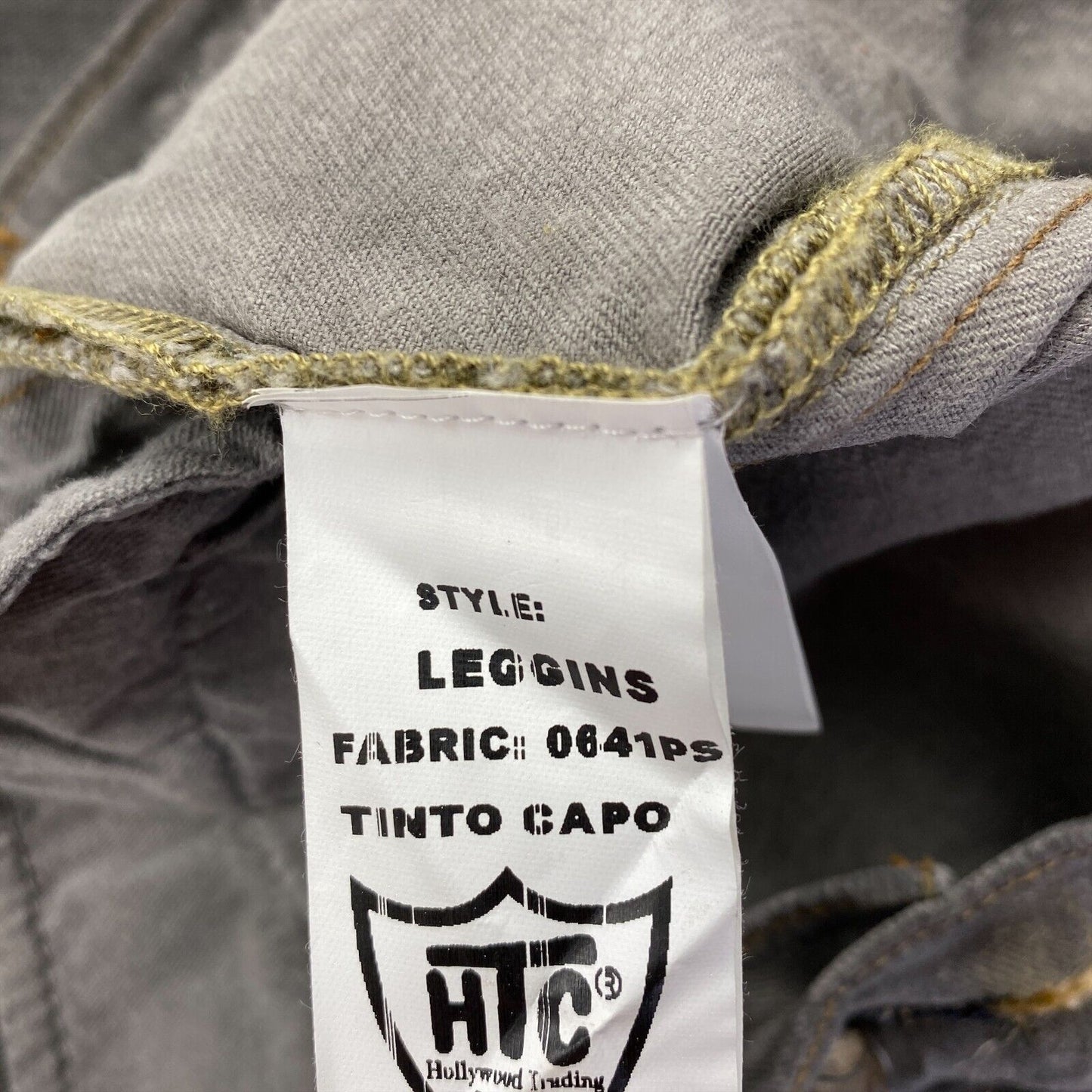 UVP 220 € HTC Graue Baumwollmischung Leggin Jeans Größe 27 W27 L30