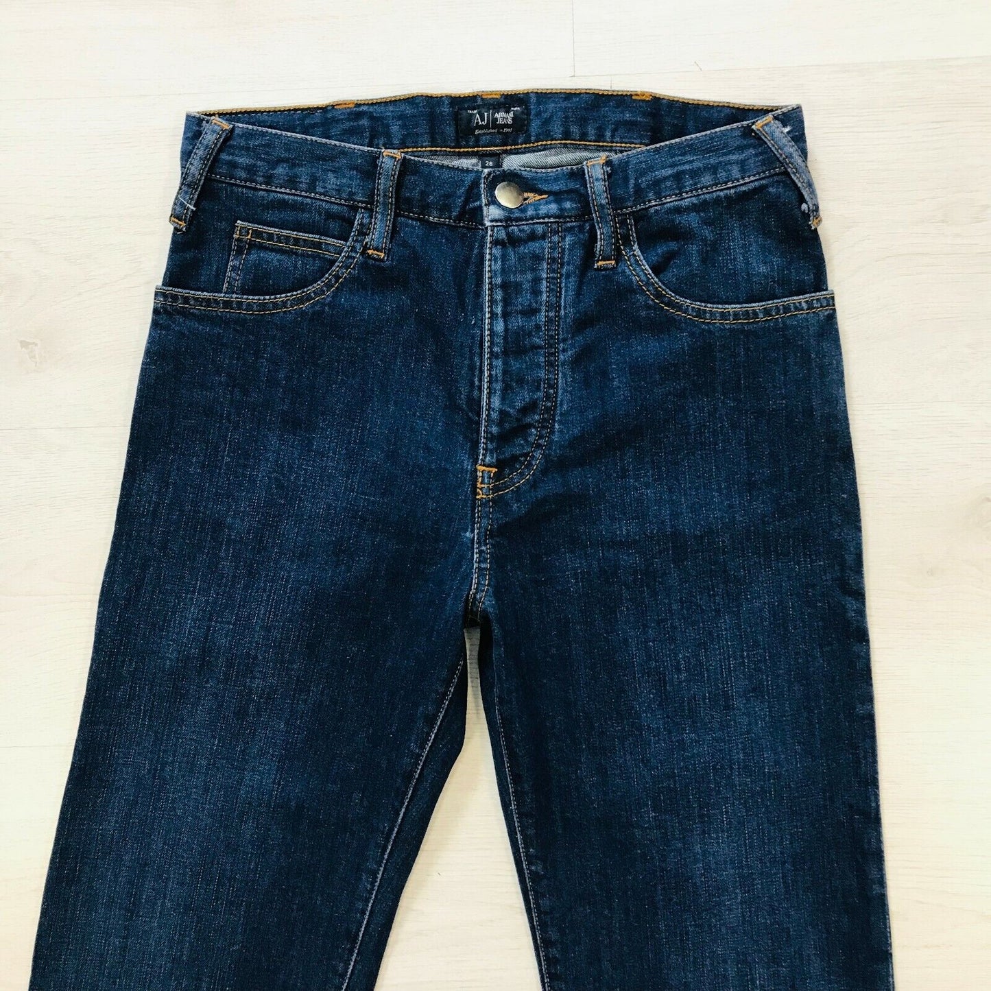 Men‘s Armani Jeans Blue Regular Fit Jeans Size W28 L34