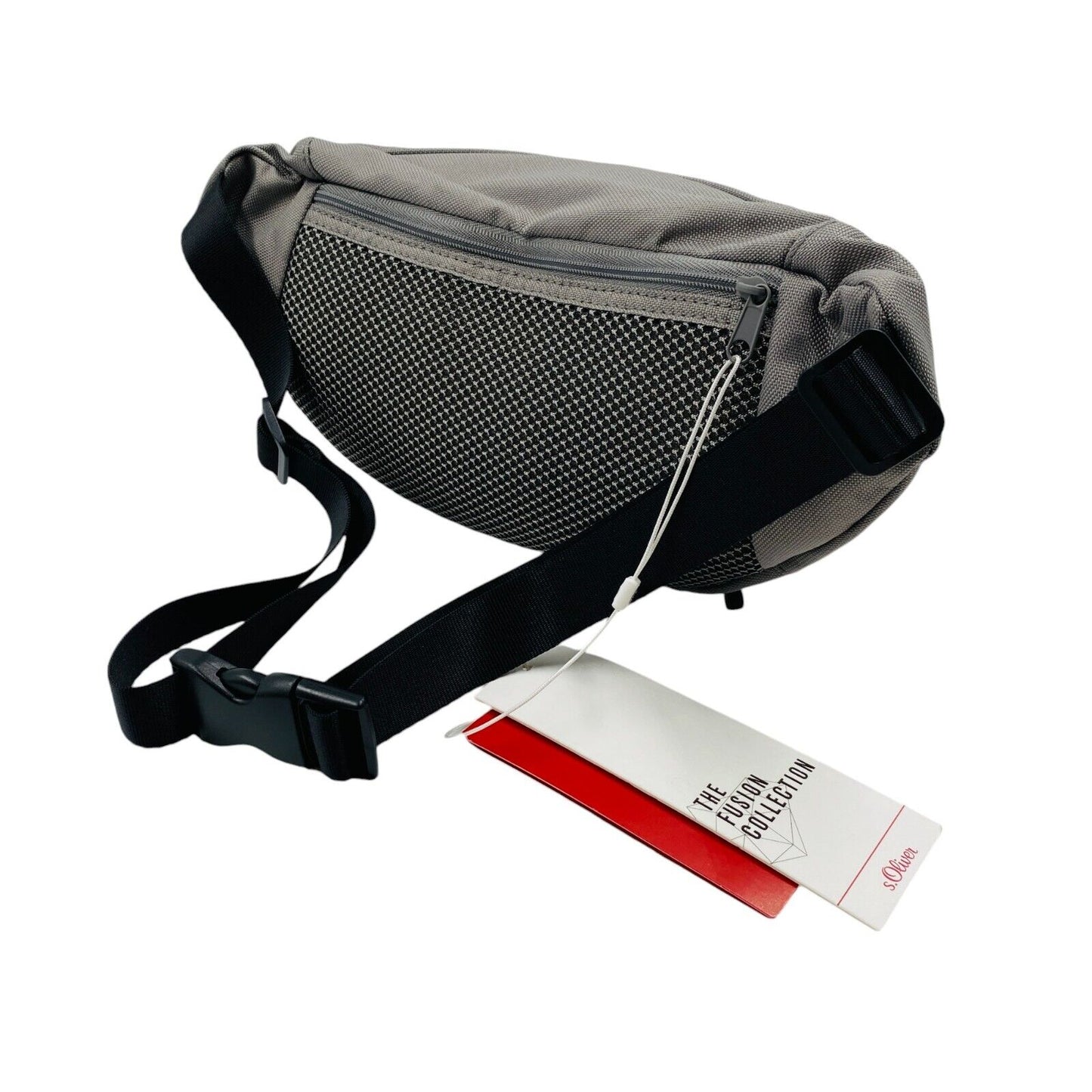 s.Oliver Unisex Grey Travel Belt Bag Waist Pack