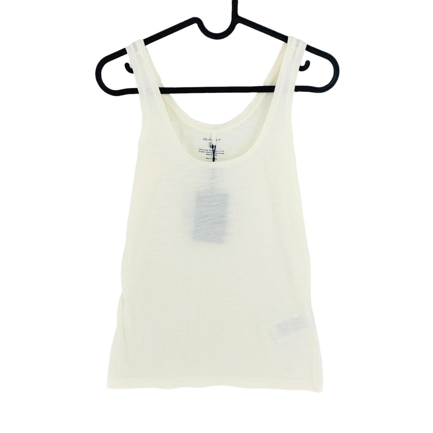 GANT Tanktop mit Rundhalsausschnitt, sonnengebleicht, Beige, Größe XS