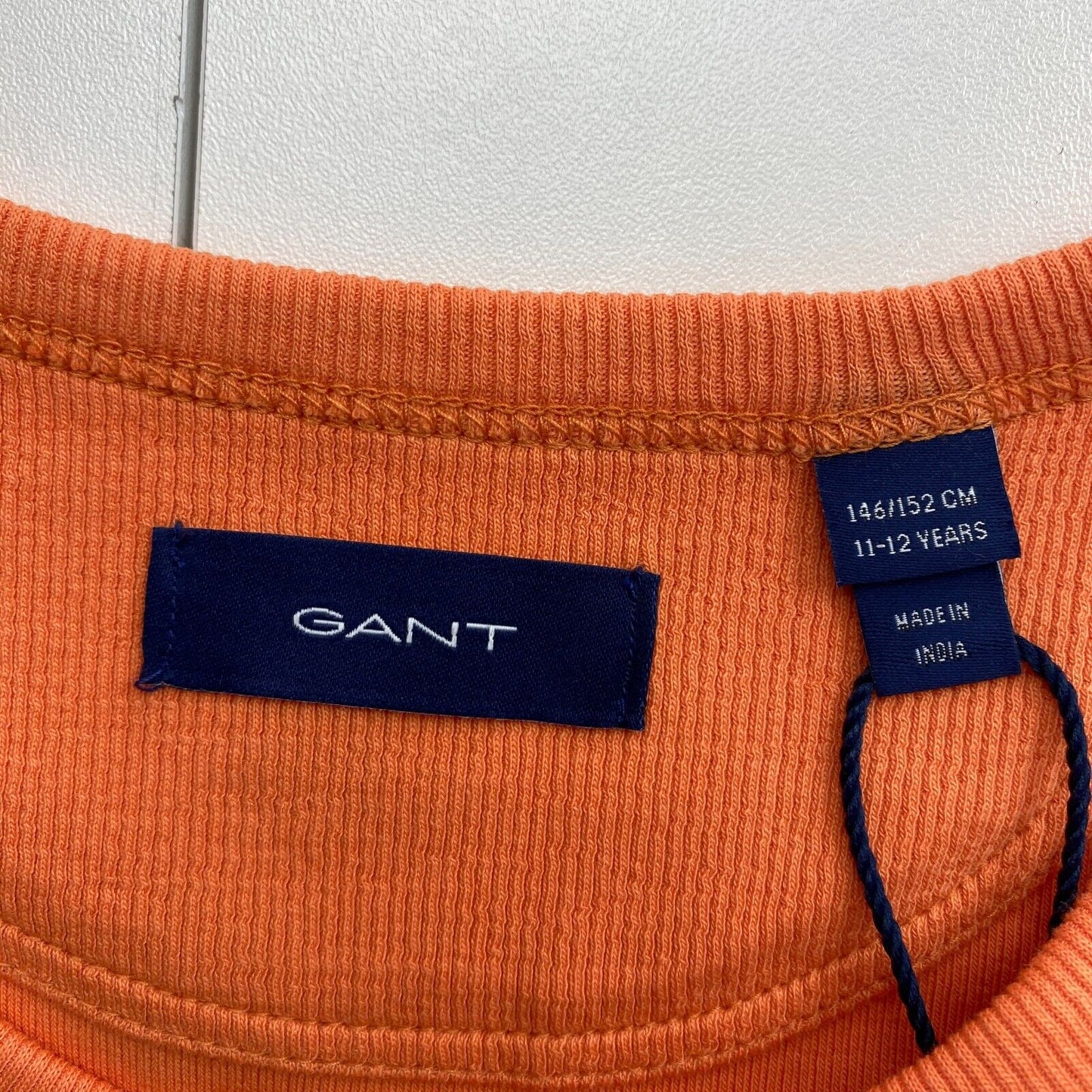 GANT Girls Orange Slim Fit Tank Top Dress Size 146/152 cm 11-12 Years