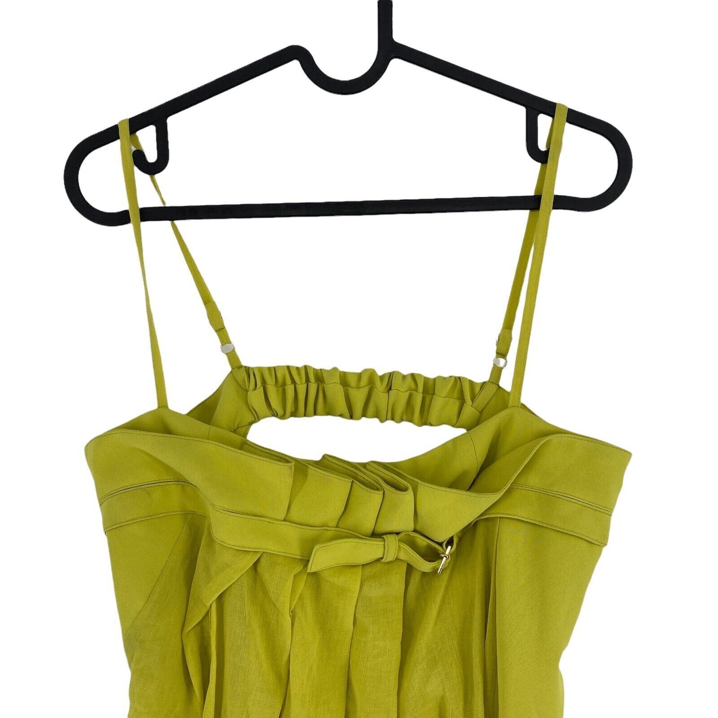 RPR €259 ATOS LOMBARDINI Yellow Top Blouse Size IT 42 46 UK 10 14 US 8 12