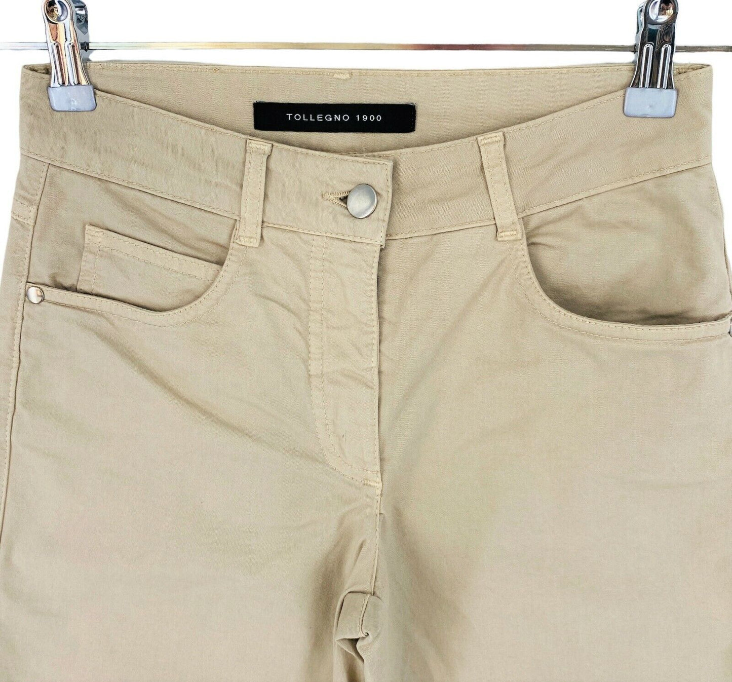 TOLLEGNO 1900 Light Brown Bermuda Short Shorts Size 38 W25