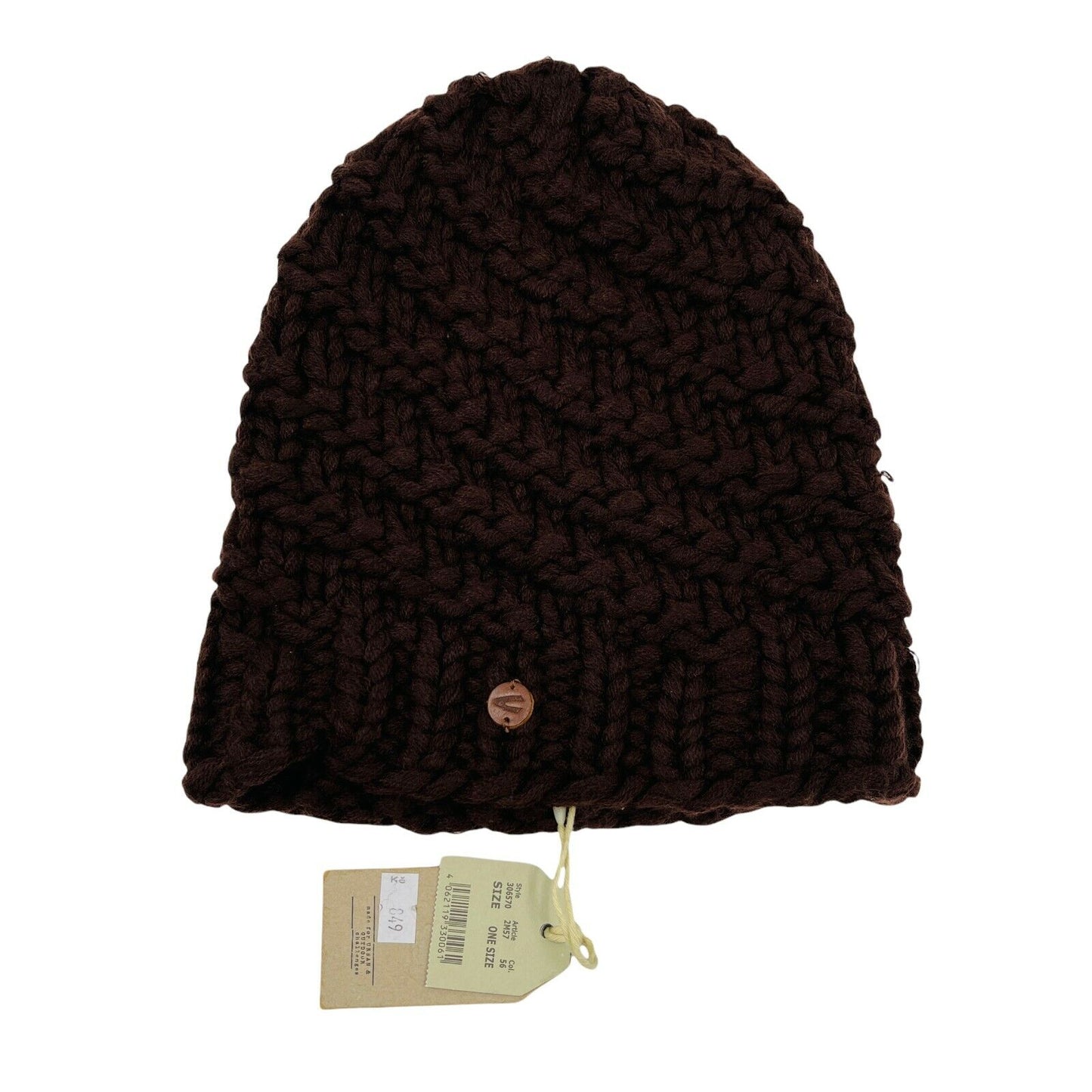 Camel Active Brown Soft Acrylic Beanie Hat