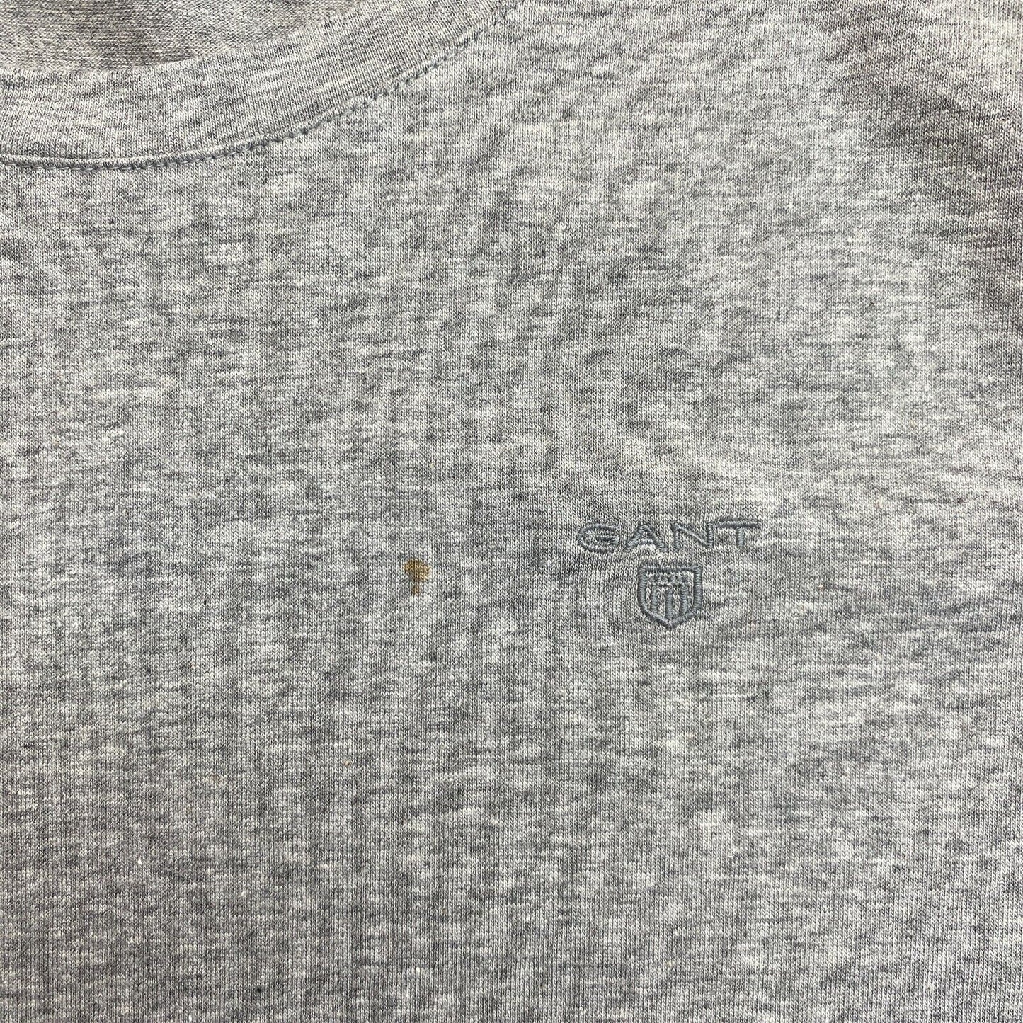 GANT T-Shirt mit Rundhalsausschnitt, Grau, Größe XS