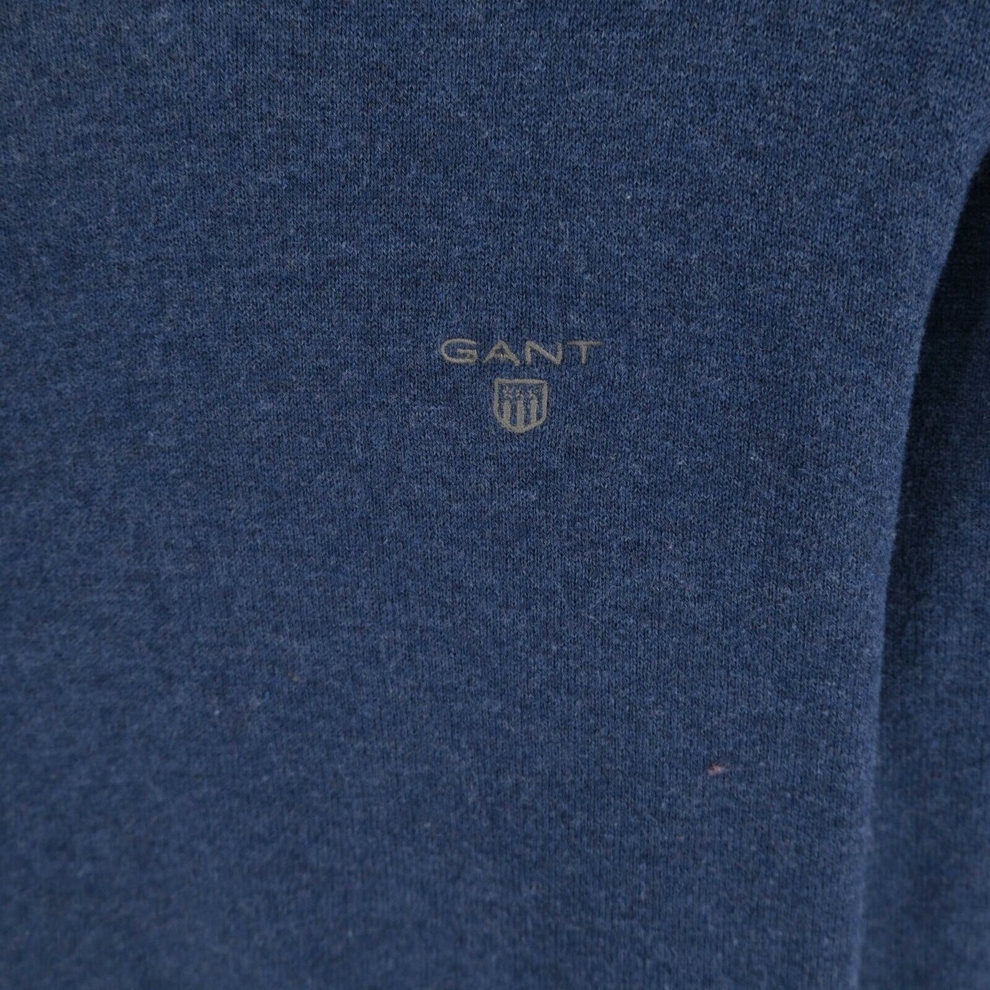 GANT Dark Blue Crew Neck Cotton Wool Sweater Jumper Size M