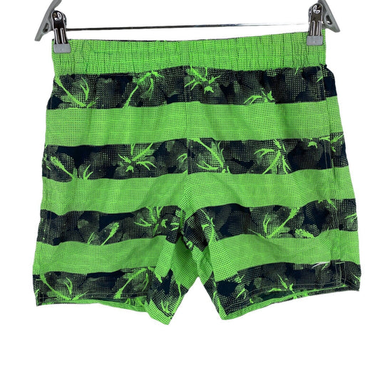 SPEEDO Gestreifte Grüne Bademode Badehose Shorts Größe EU 46 UK/US 36