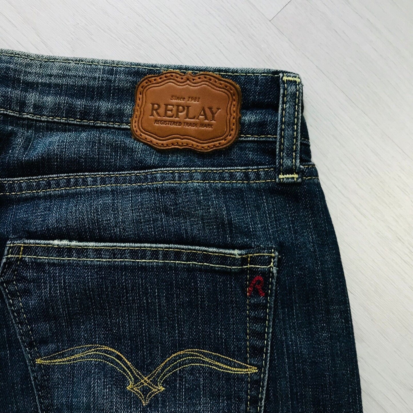 Replay Damen Jeans IOKO Straight, Größe W26 L34