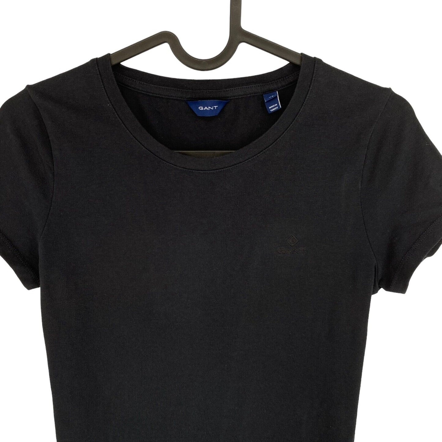 GANT Black Crew Neck T Shirt Size XS